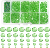 1000 StüCk Facettenperlen GrüN 2Mm 4Mm 6Mm 8Mm 10Mm Glaskristall Perlen Facettie