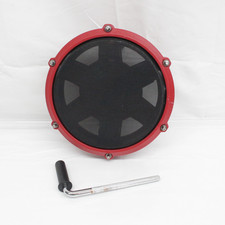 Alesis 8" Mesh Drum Pad Black/Red Nitro Max Pad. Tested Working.