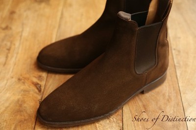 Trickers Brown Suede Chelsea Boots Shoes UK 9.5 US 10.5