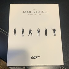 James Bond Collection Box Set Blu-ray Region Free Sean Connery Daniel Craig