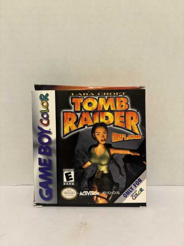 Tomb Raider: Curse of the Sword (Nintendo Game Boy Color, 2001) CIB complete