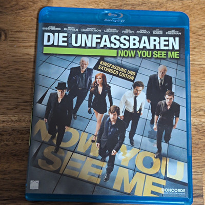 Die Unfassbaren   Now You See Me Extended Edition Blu-ray FSK12 DE/EN 115min
