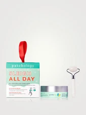 Patchology Sleigh All Day Gift Set - Depuffing Under Eye Masks & Facial Roller
