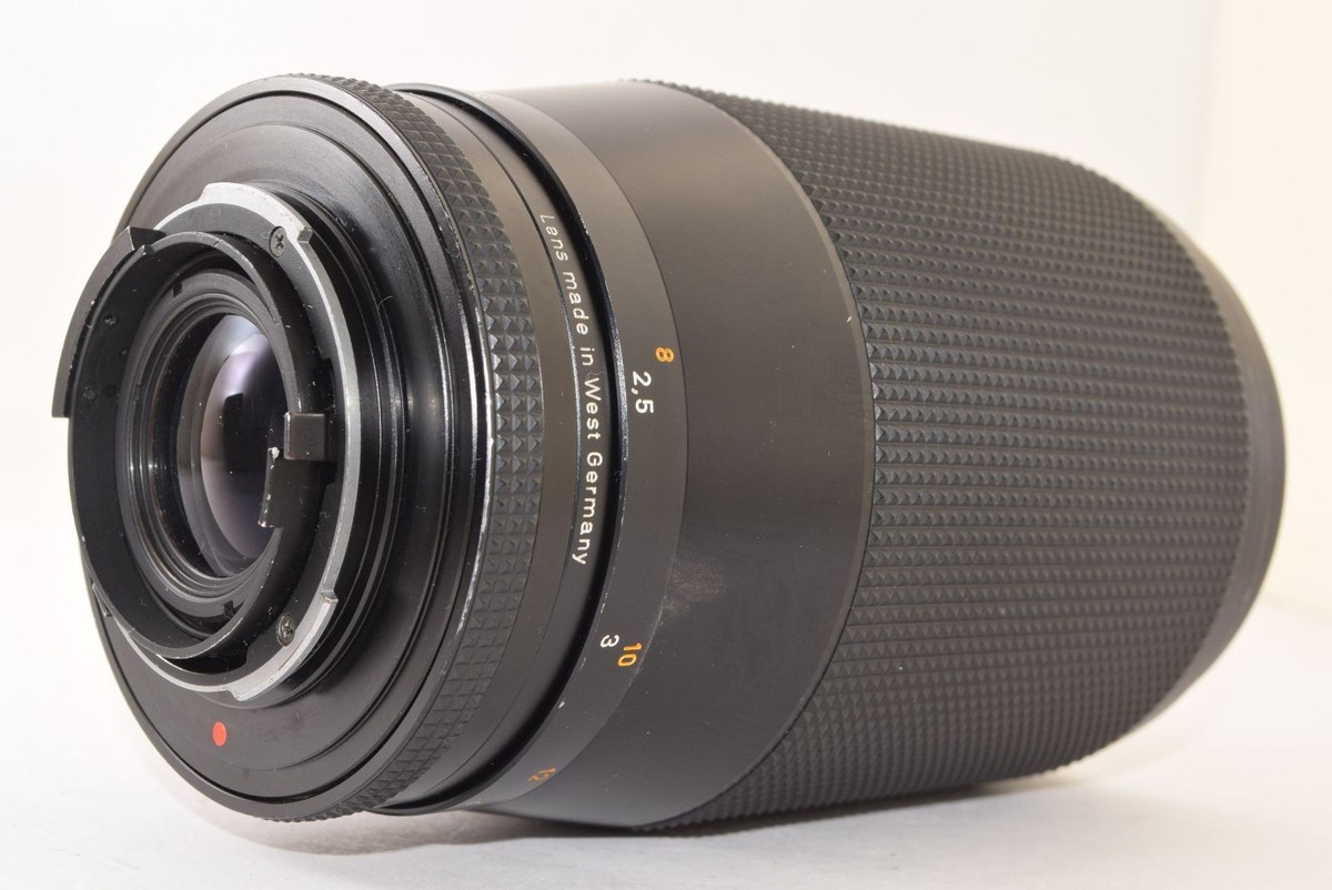 コンタックス CONTAX Tele Tessar 200mm F3.5 AEG CONTAX Tele Tessar 200mm F3 5 AEG Lens Built In Hood Used