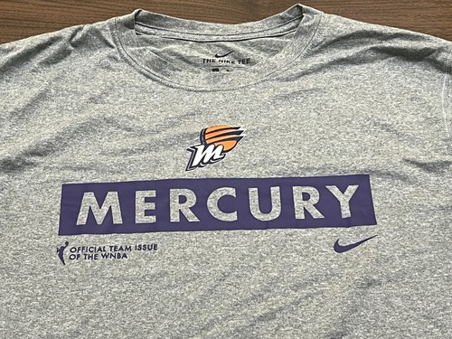 Phoenix Mercury WNBA Gray Long-Sleeve Nike Team-Issue Shirt - Large - Picture 2 of 4