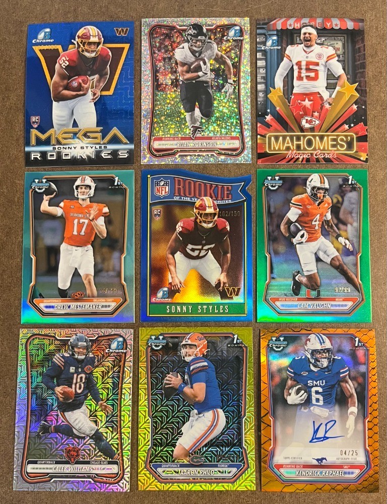2026 Bowman Football - Autos, Color, Inserts, Mojo & Refractors - You Pick