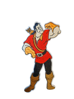 Gaston - Die Schöne und das Biest bestickt Bügelbild Aufnäher Patch Kostüm