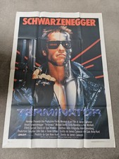 TERMINATOR Italian Movie Poster 39" x 55".  Arnold Schwarzenegger.