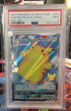 Pokémon Surfing Pikachu VMAX Full Art Ultra Rare Holo Celebrations 009/025 PSA 9 on eBay