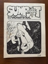 Sunpot by Vaughn Bode.  1971 Underground Comic With Sunpot Planet Blue Print.