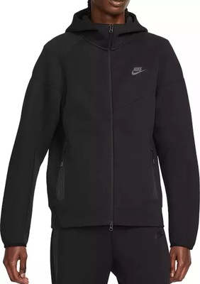 Gr.L Nike Tech Fleece Full Zip Hoodie Windrunner Triple Black FB7921010 Sealed