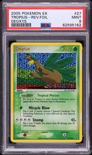 PSA 9 Tropius Reverse Holo Rare EX Deoxys 2005 Pokemon Card #27