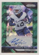 2018 Panini Prizm Rookie Green Crystals 29/75 Cedrick Wilson Jr #RA-CW Auto 4f5