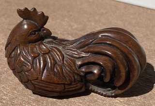Signed Antique Japanese Carved Netsuke Totem Charm