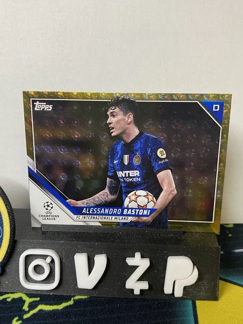 2021-22 Alessandro Bastoni Topps UEFA Champions League Superfractor 1/1 #48