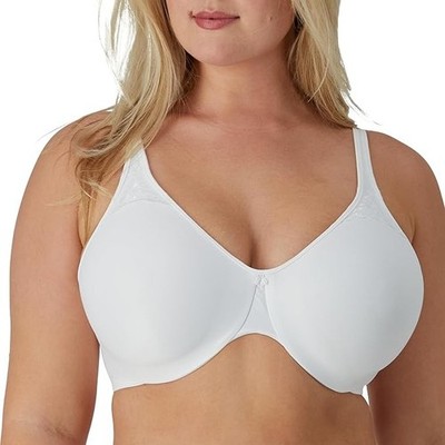 34DD Bali DF3385 Passion for Comfort Underwire Minimizer Full Coverage Bra White