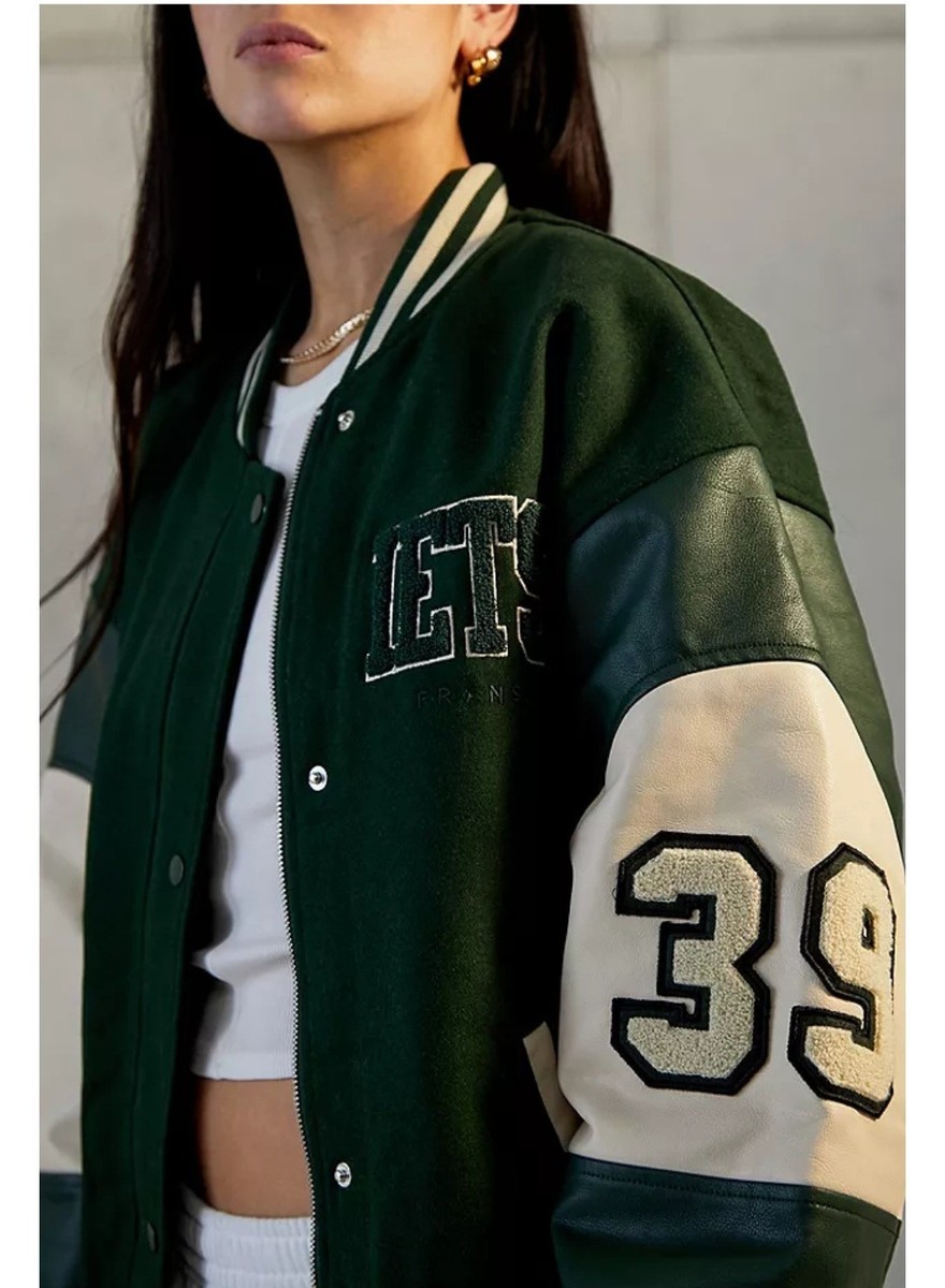 Urban Outfitters iets Frans Varsity Jacket Rrp: £89 Size M UK