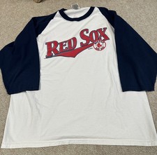 adidas Boston Red Sox 2002 Vintage 3/4 Sleeve...