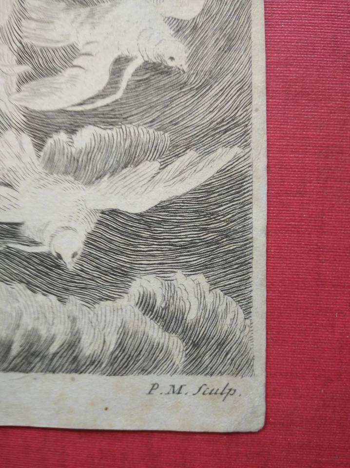 Gravure ancienne (18è) WATTEAU : Le triomphe de Vénus, Ph. Mercier, 1725 - Photo 3/4