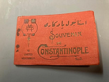 Vintage Postcard Albumn Souvenir de Constantinople Real Photo Postcards 12 No.2