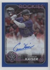 2024 Topps Chrome Rookie Blue Refractor 25/150 Connor Kaiser #RA-CK Auto uk2