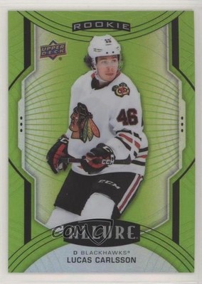 2020 Upper Deck Allure Sp Green Quartz 56/99 Lucas Carlsson #103 Rookie RC 0c3