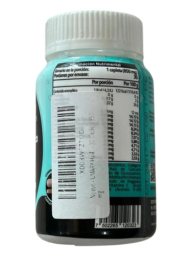 Hyaluronic Acid 850mg - 30 Capsules - Acido Hialuronico - Ex: 1/28 - Picture 4 of 5