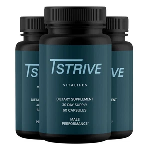 (3 Pack) Tstrive Avancé Homme Support Performance Supplément 60 Capsules