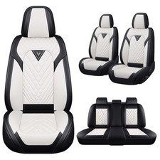 Car Seat Covers Fit for Hyundai Elantra Non-Slip Nappa Leather Seat Cover