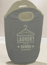 Laundry Hamper Bedroom Wash Basket Clothes Bag Utility Room Storage Washing Tidy