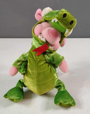 Vintage Disney Store Winnie The Pooh Dragon Piglet 8" Mini Bean Bag Plush NWT