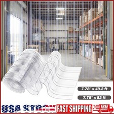 Clear PVC Strip Curtain Replacement Door Strip Bulk Roll for Freezer Cooler