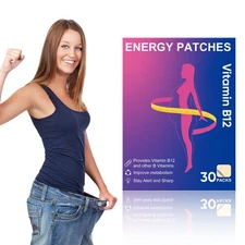 Vitamin B12 Energy Patch With Guarana Fitness Slimming 30 Day Weight Loss Patch