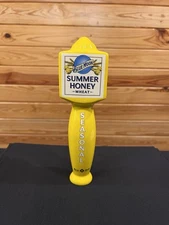 Mint Blue Moon Summer Honey Wheat 10" Tall Seasonal Beer Wooden Tap Handle USA