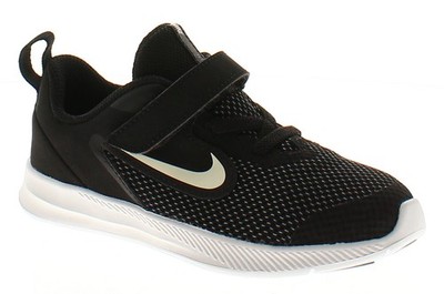 Nike Kleinkinder Kinder Turnschuhe Downshifter 9 Tdv Touch-Verschluss schwarz weiß UK