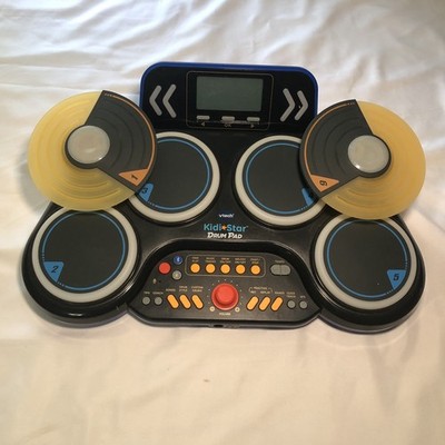 VTech Kidi Star Drum Pad, 80-572600 (30) Music Tracks, Bluetooth No Sticks