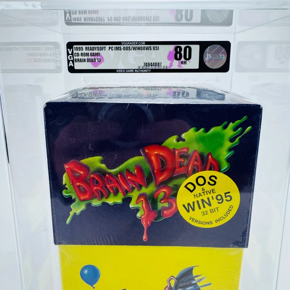 Brain Dead 13 - Starring Fritz PC CD-Rom 1995 Readysoft (not PSA CGC) NM VGA 80 - Image 3 of 4