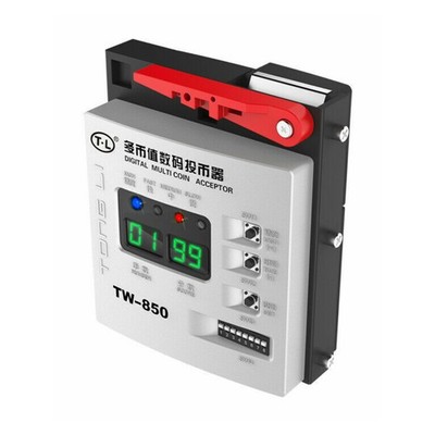 DC12V TW-850 Top Entry Multi Digital Coin Acceptor Selector for Vending Machine