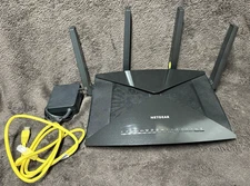 Netgear Nighthawk X10 R9000 AD7200 WiFi Router + Power Adapter & Cable Bundle