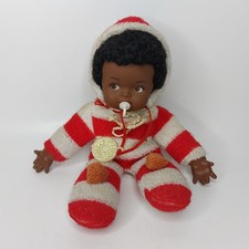 Bambola Ciccino Bello Angelo Negro Sebino 18 Cm Vintage Cicciobello