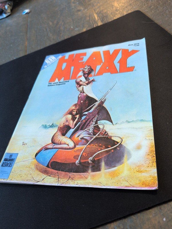 Heavy Metal Magazine May 1979 Vol 3 #1 Peter A. Jones Cover 1st Alien Art
