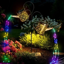 Solar Watering Can Lights Outdoor, IP65 Waterproof Garden Decor Solar Garden ...
