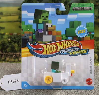 Hot Wheels Racer Verse Minecraft Zombie Chicken Jockey HRT42