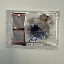 2015 Topps Museum Collection #SSD-KV Kennys Vargas GU Dual Relic & Auto /299