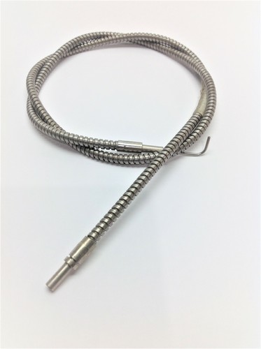 Tri-Tronics F-E-36R Glass, (E) 0.046", 36" long, Right Angle Needle, SS Jacket