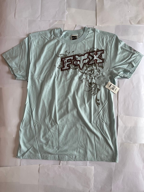 BNWT FOX RACING RIDERS GRAVEYARD SEA SPRAY TEE TSHIRT L-LARGE FOXHEAD RARE DS 