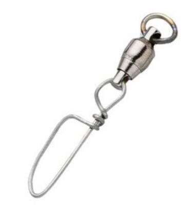 Sampo Ball Bearing Swivels Solid Ring Coastlocks Size 67 200lb Nickel Pack of 2