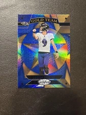 2023 Panini Certified Gold Zone Justin Tucker #GT-9 Blue /75 Baltimore Ravens