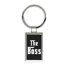 The Boss : Keychain Profession Job Work Gift Coworker Birthday Occupation