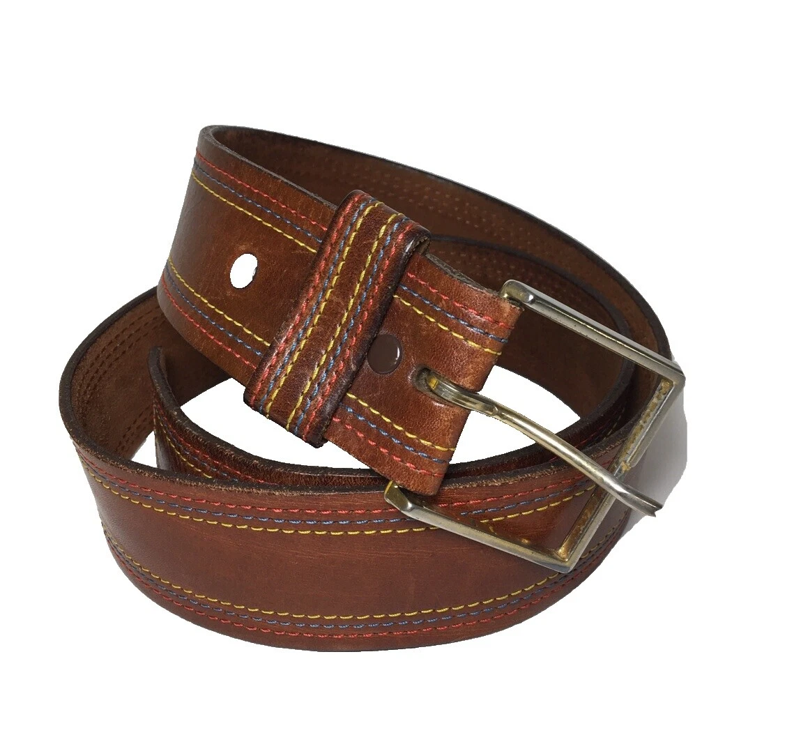 Cinturones de cuero de discoteca 1970s Vintage